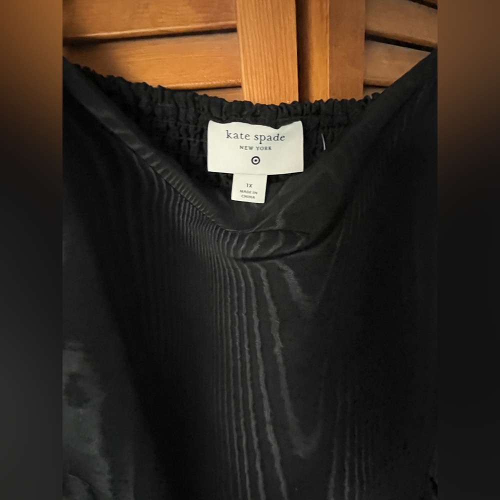 Kate Spade Black Layered Midi Dress - Picture 5 of 6